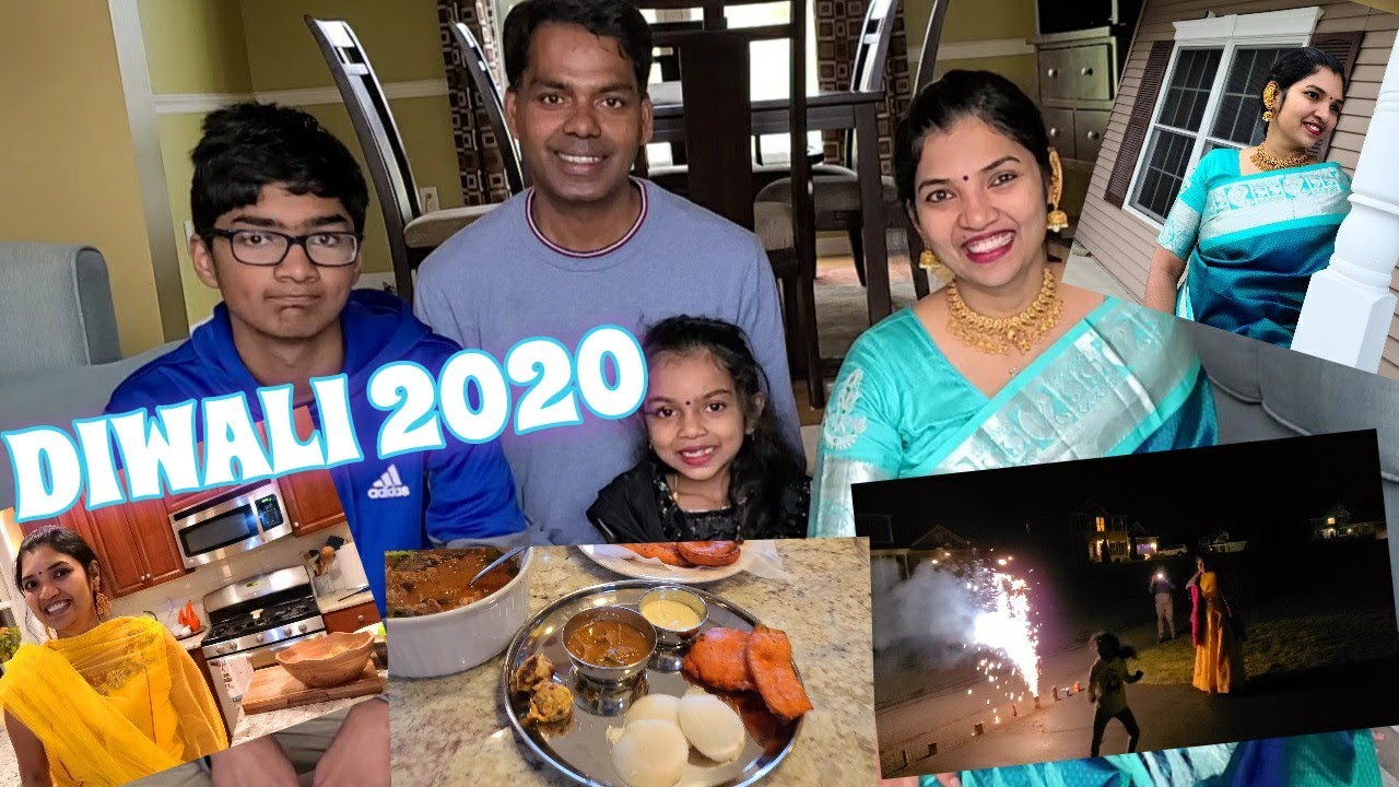 SIMPLE DIWALI 2020 IN USA | PRIYAMEENA MANOHARAN
