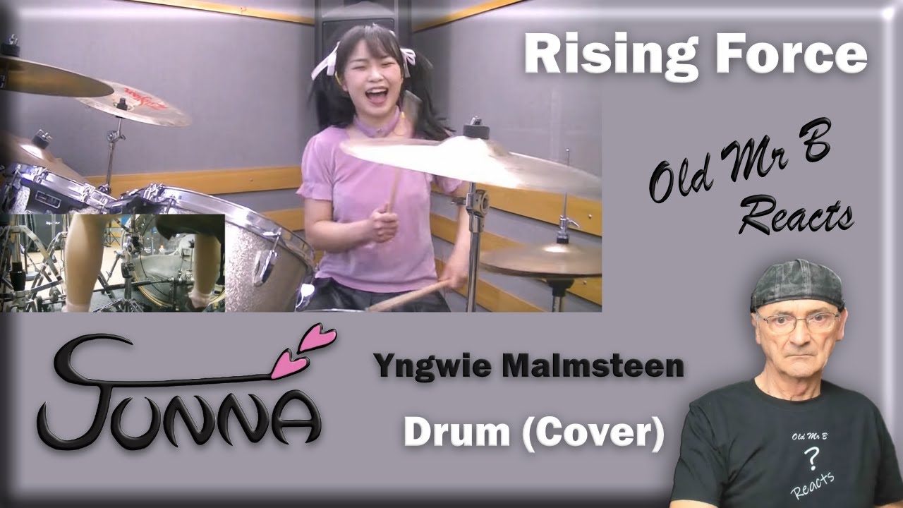 【 JUNNA 】Rising Force - Yngwie Malmsteen -Drum cover (Reaction)