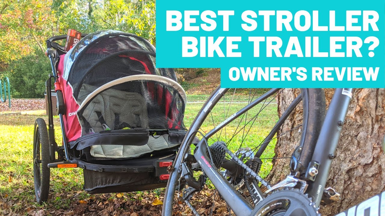 Schwinn Joyrider Bike Trailer OWNER'S REVIEW | Best STROLLER Bike Trailer