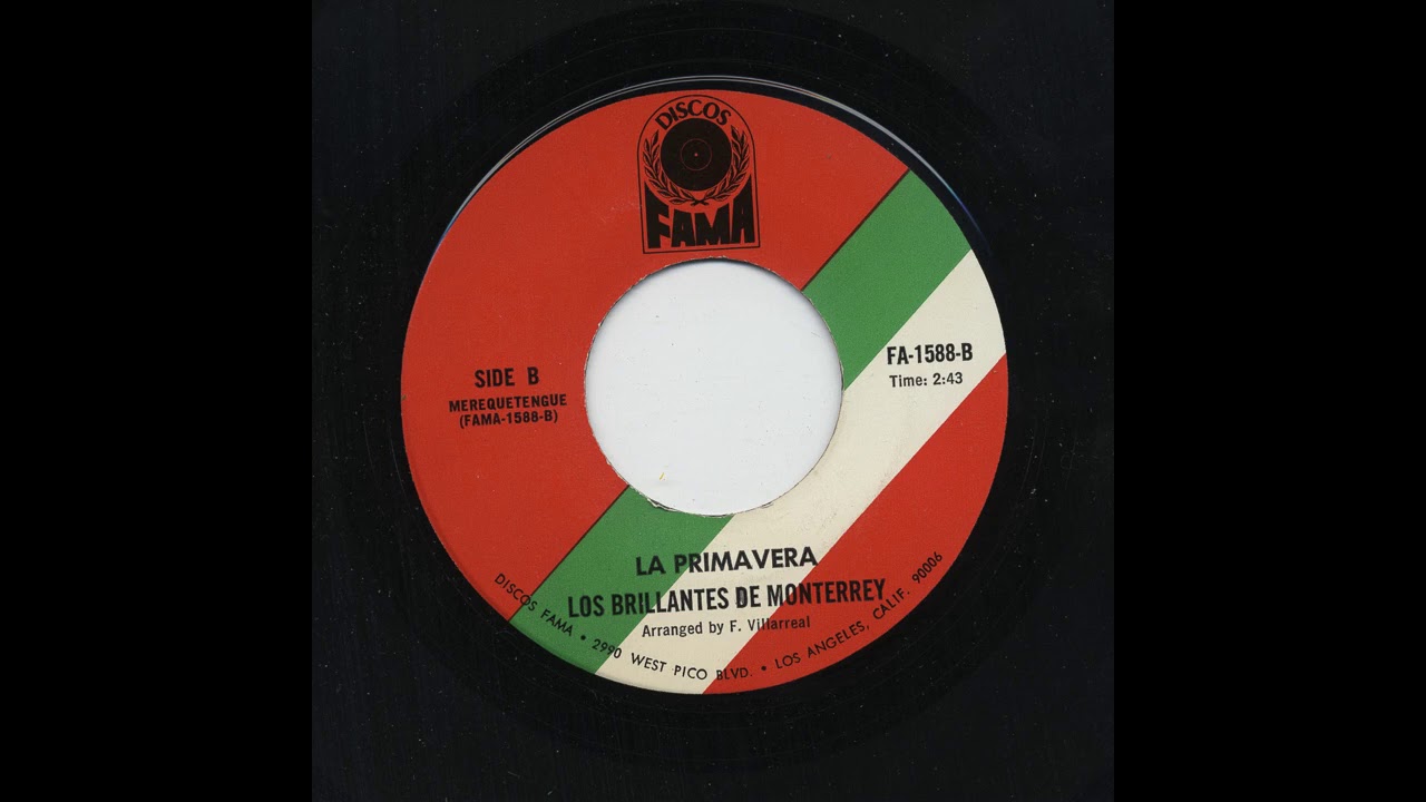 Los Brillantes De Monterrey - La Primavera - Fama fa-1588-b