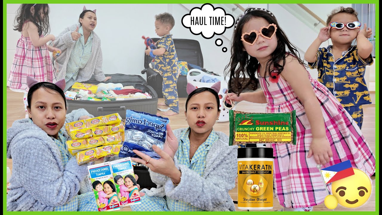 MGA DALA NAMIN GALING PINAS! PAGKAIN AT IBA PA! MAY REGALO AGAD SA PAGDATING NAMIN! ❤️ | rhazevlogs