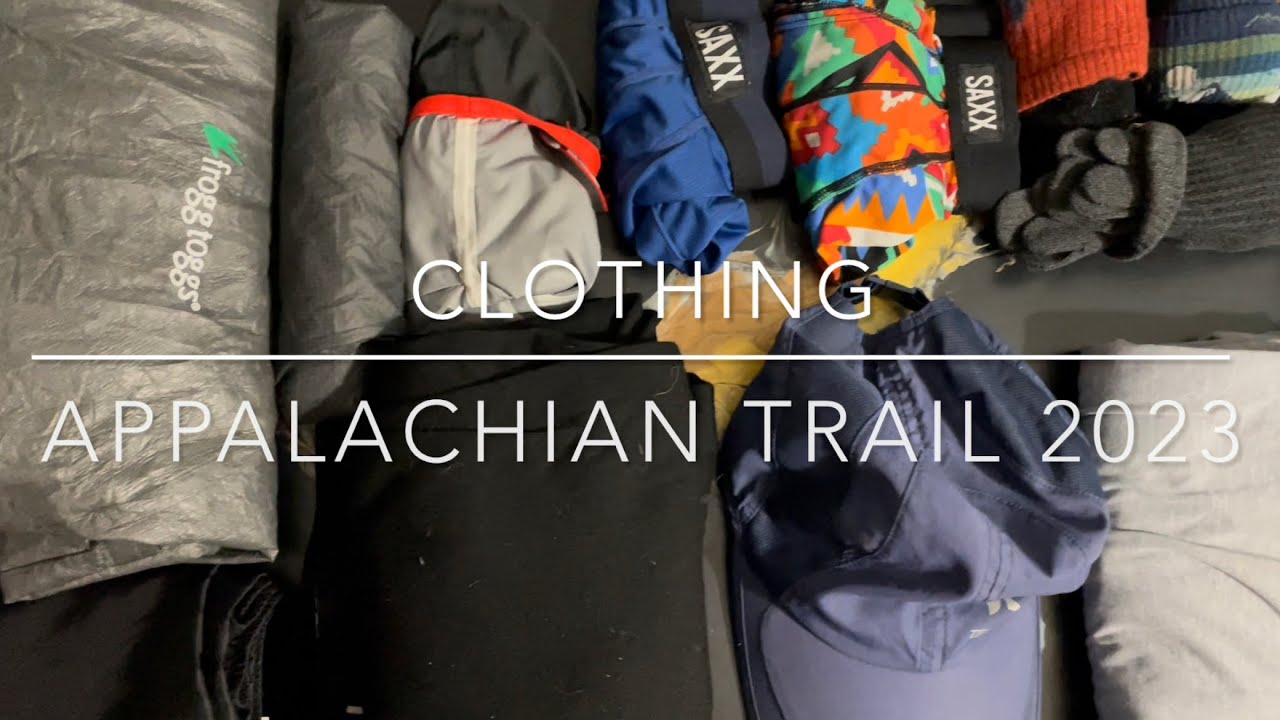 Clothing for the Appalachian Trail 2023 #AT2023 #appalachiantrail2023