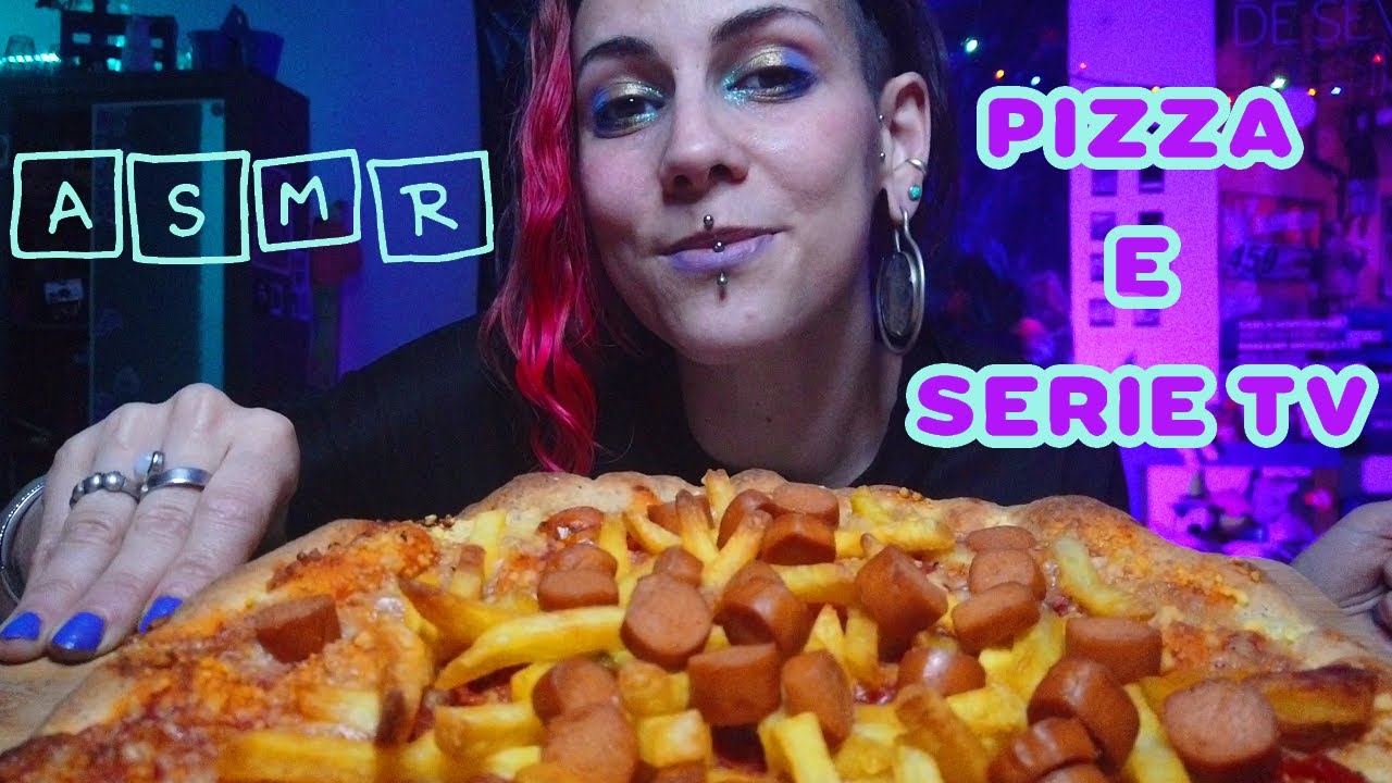 RINGS OF POWER FIRST IMPRESSION MUKBANG | VEGAN PIZZA E SERIE TV | ASMR ITA CHIT CHAT