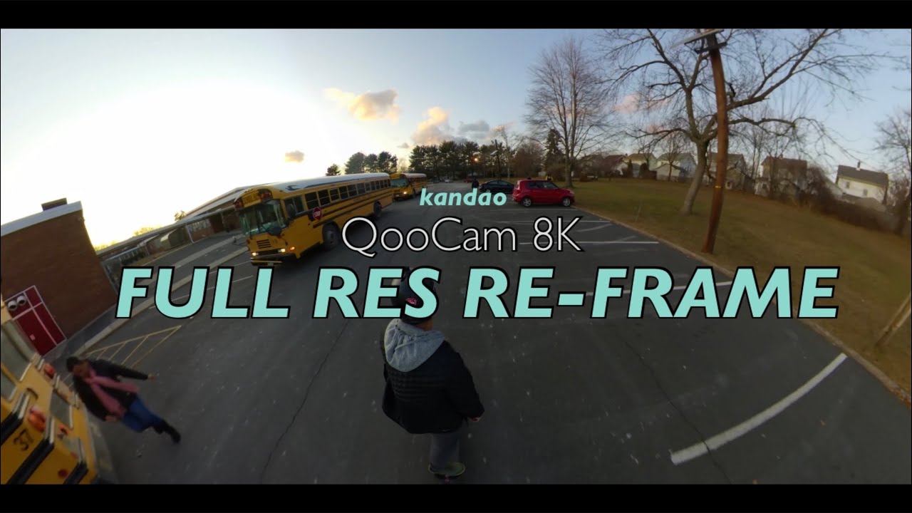 Kandao QooCam8K - Full Res Re-Frame in 4K