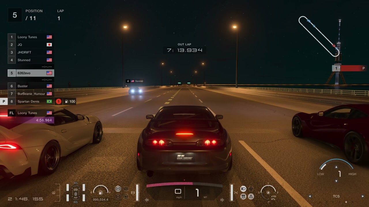 Gran Turismo 7 - MK4 Supra vs MK5 Supra Drag Race