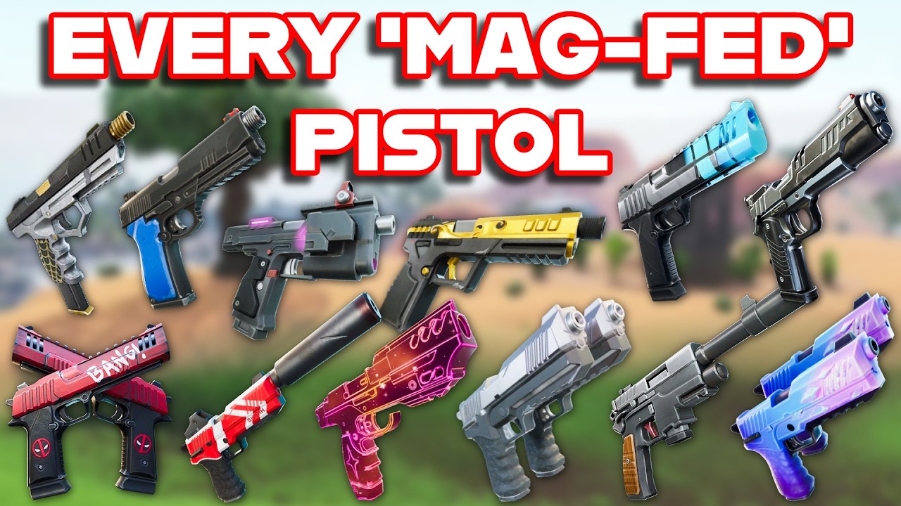 Ranking EVERY 'MAGAZINE-FED' PISTOL In FORTNITE HISTORY From WORST To BEST