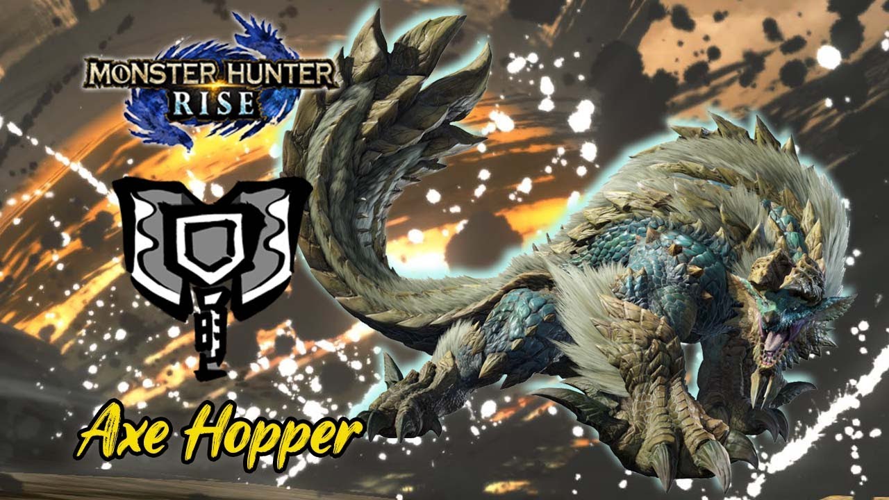 MHRise : Zinogre Solo Axe Hopper Charge Blade