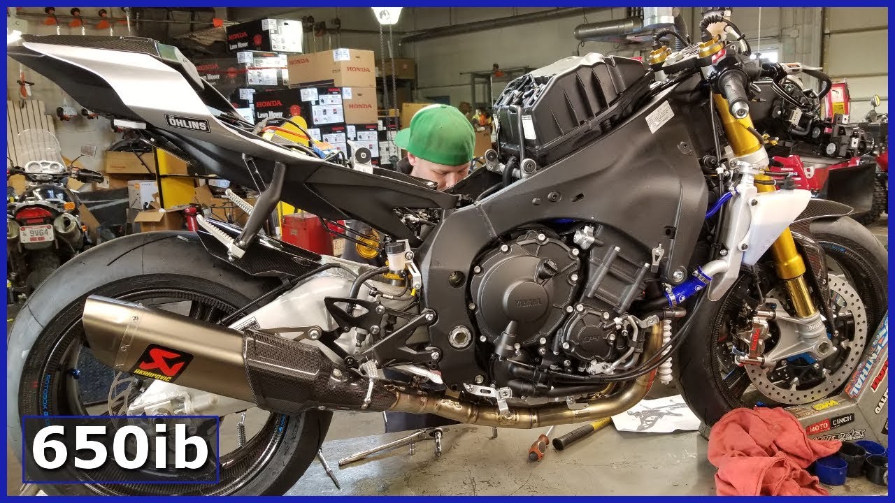 AWESOME TWM Adjustable Rear Sets Installed! | Yamaha R1M Build