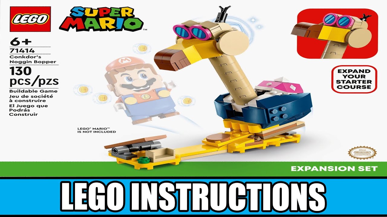 LEGO Instructions | Super Mario | 71414 | Conkdor's Noggin Bopper