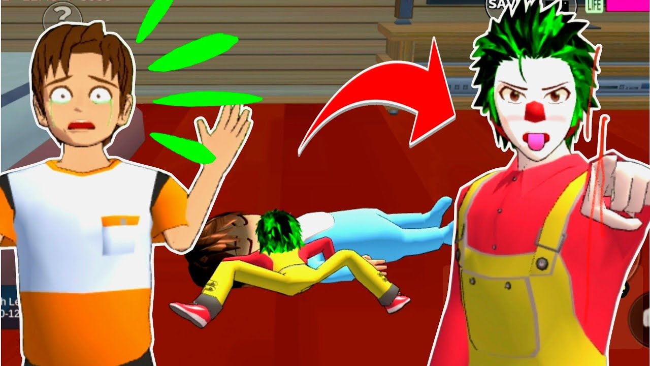😨 YOU WON’T BELIEVE WHAT THE EVIL CLOWN DID!! 🤯 (SAKURA SCHOOL SIMULATOR)