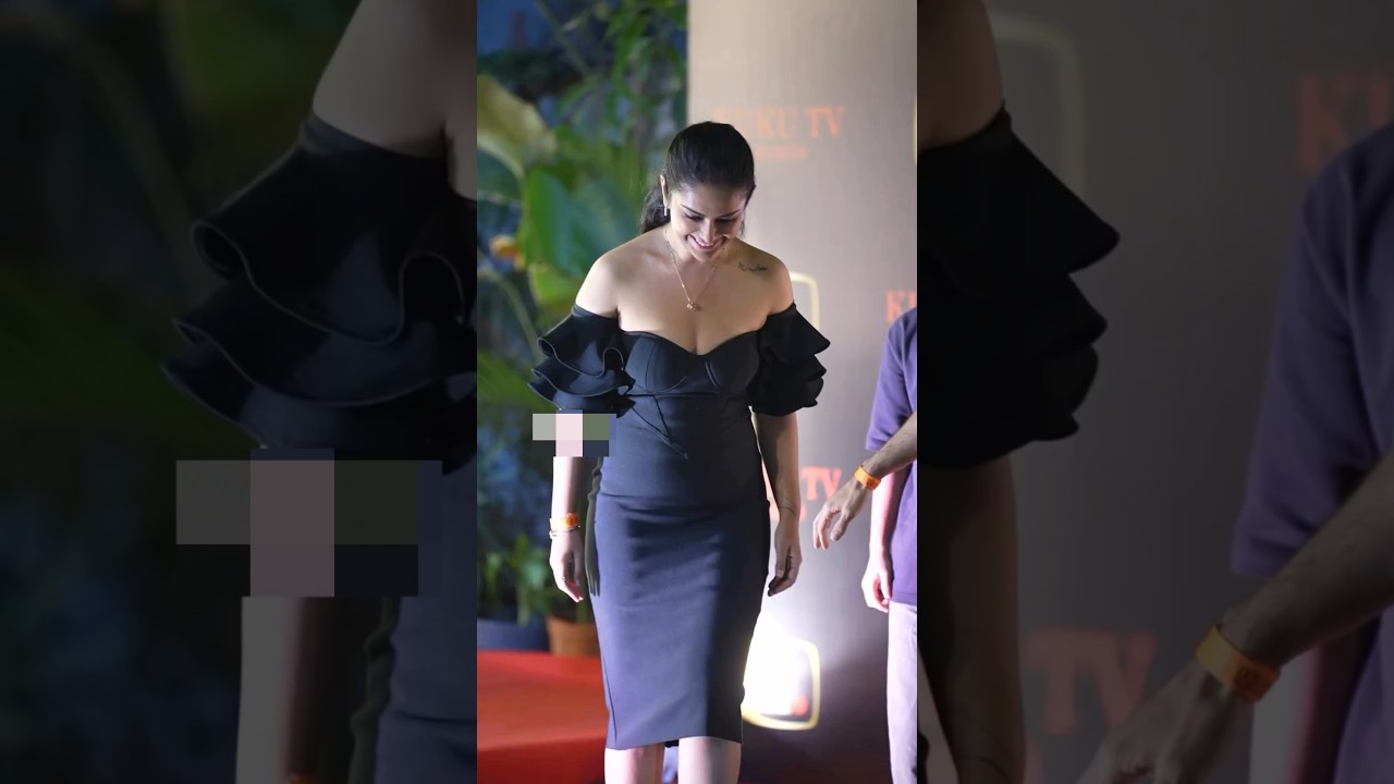 Pregnant Avika Gor looked very cute in black outfit #shorts#youtubeshorts #bollywood