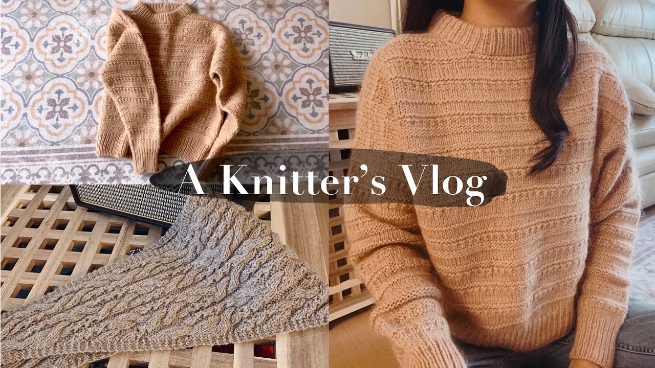 Knitter's vlog | Finished Sweater No.18, Laulu Shawl | New year's knitting resolutions