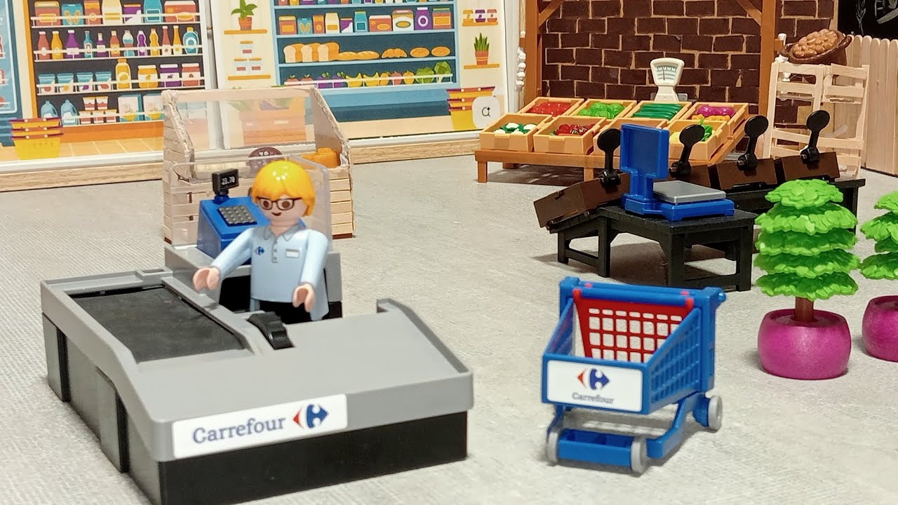 Ciudad de Playmobil - Susto en el supermercado