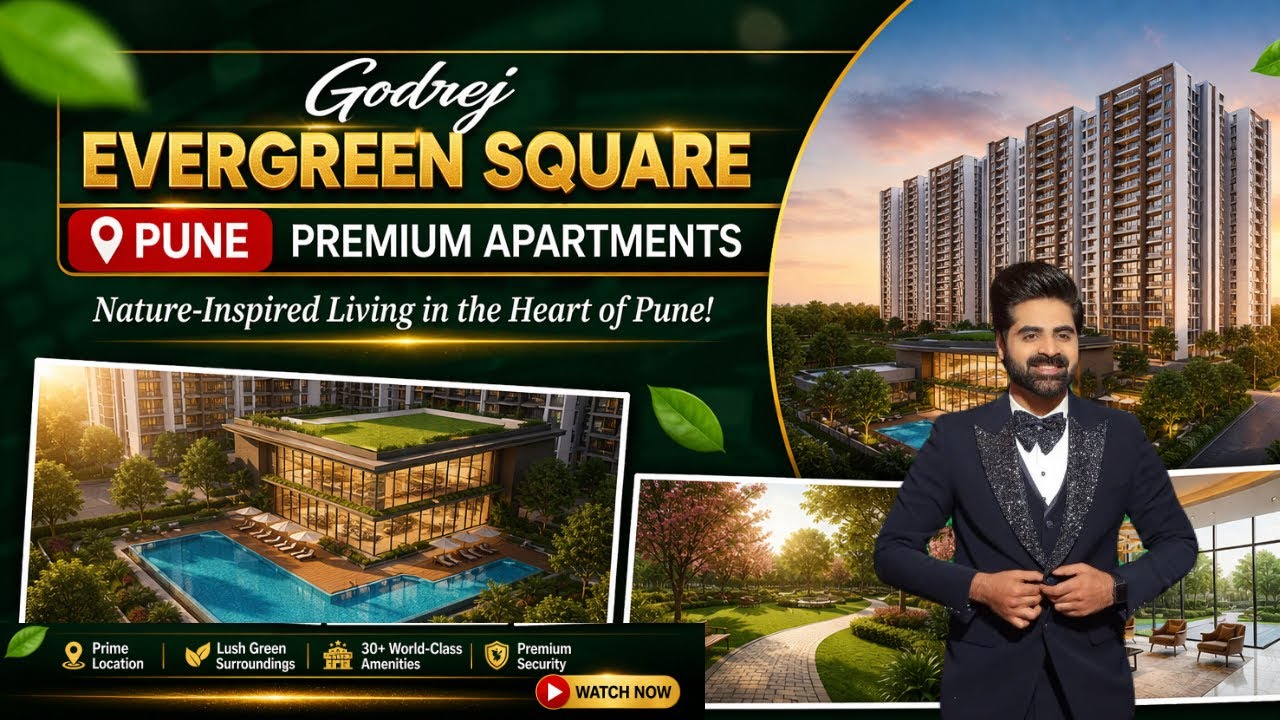 Godrej Evergreen Square by Godrej Properties | Apartments in Pune | Apartments Near It Hub 