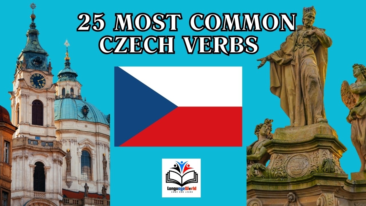 Learning Czech / 25 Most Common Czech Verbs / Part 1