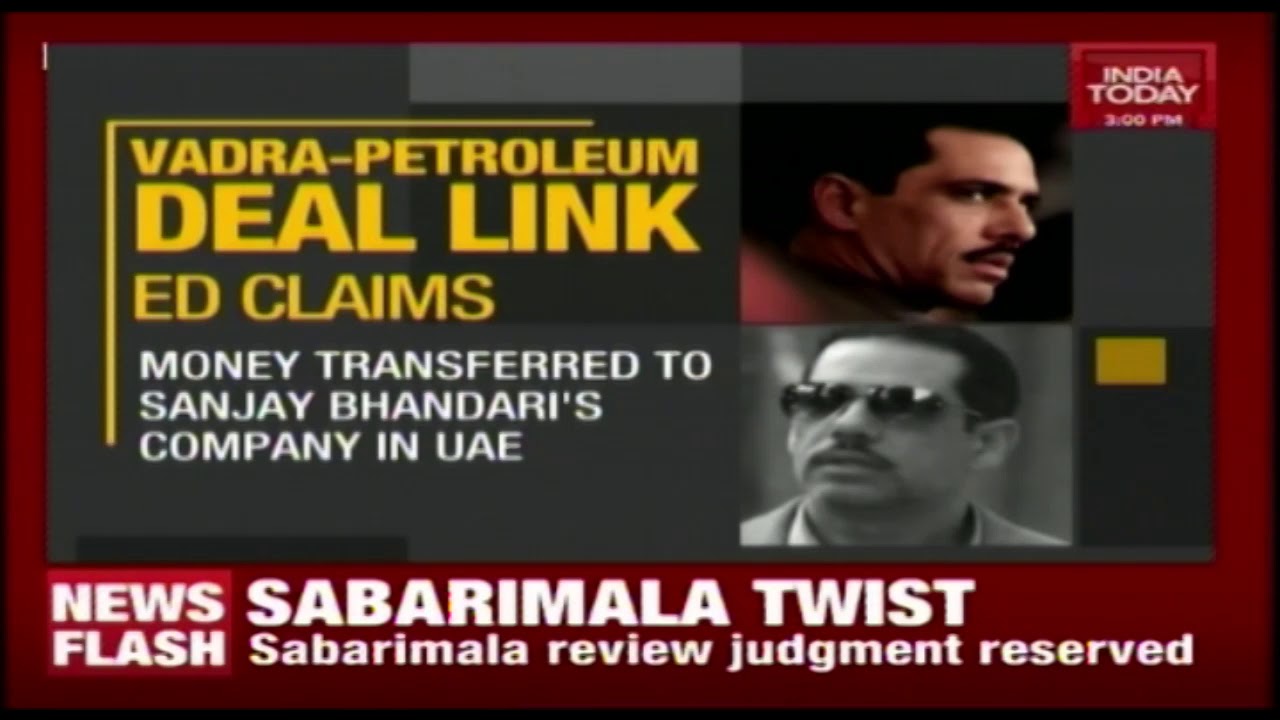 BJP Claims Augusta Link To Robert Vadra, Congress Cries Political Vendetta