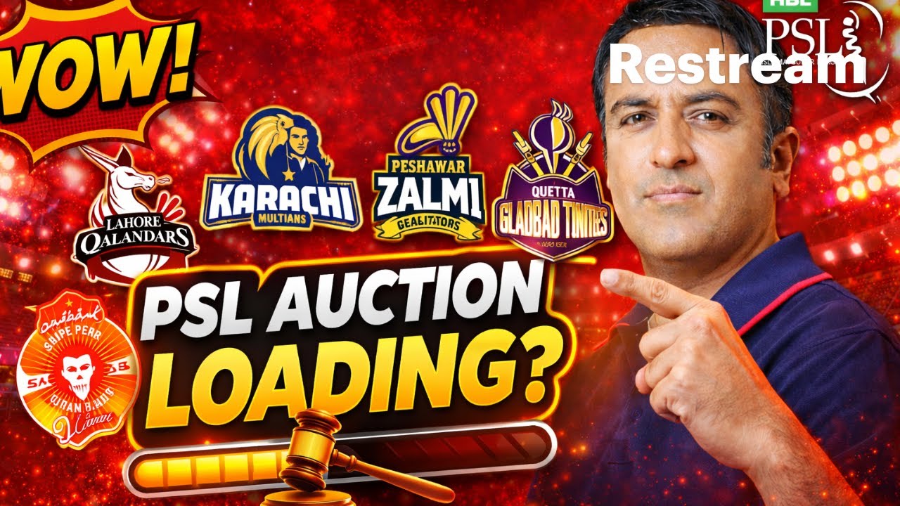 OMG 🔥 PSL Auction LIVE Update! 😱 Auction Loading? All Franchises Ready? | PSL 2026 & Multan Sultans