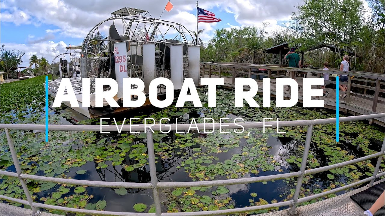 Airboat Ride in Everglades Florida - Uncut tour into Alligator country
