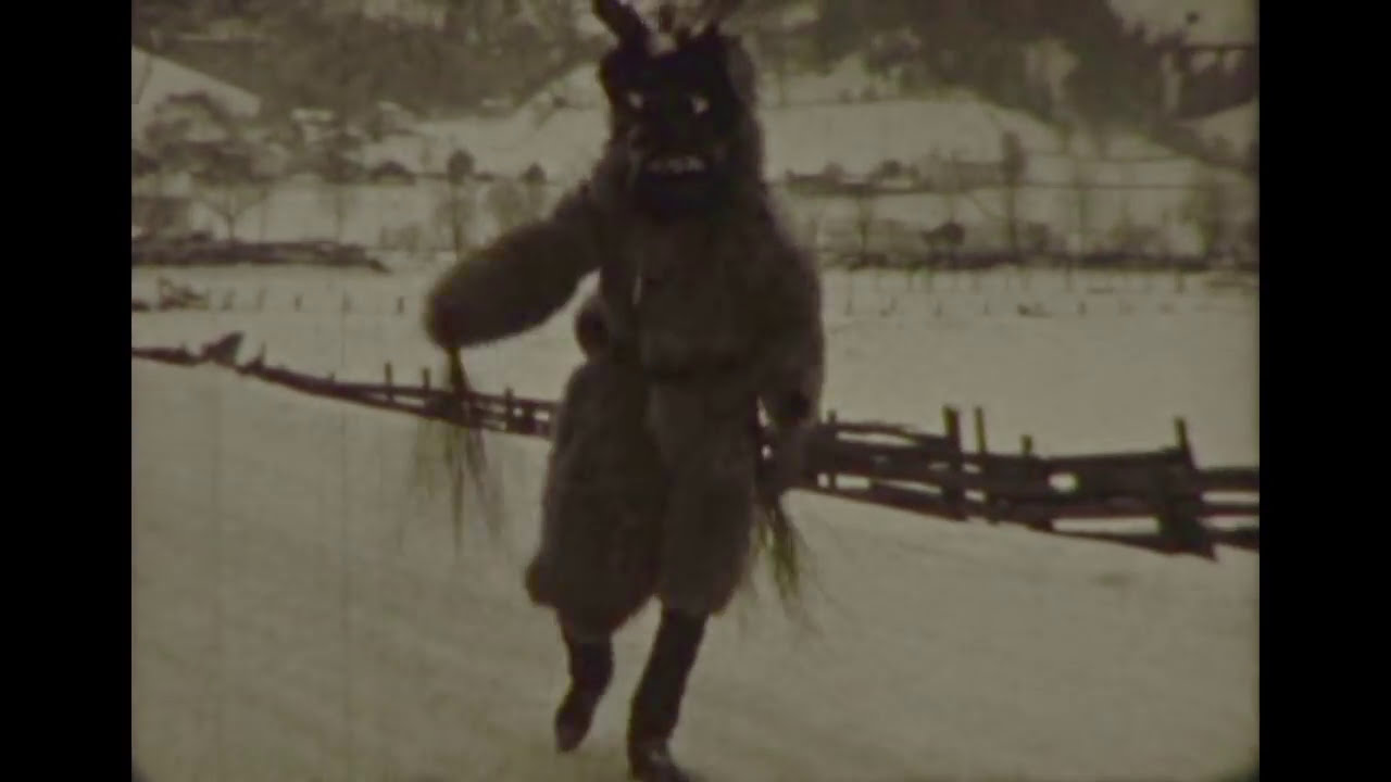 KRAMPUSSE BEIM FELDINGWEG 1963 VON SEBASTIAN WALLNER