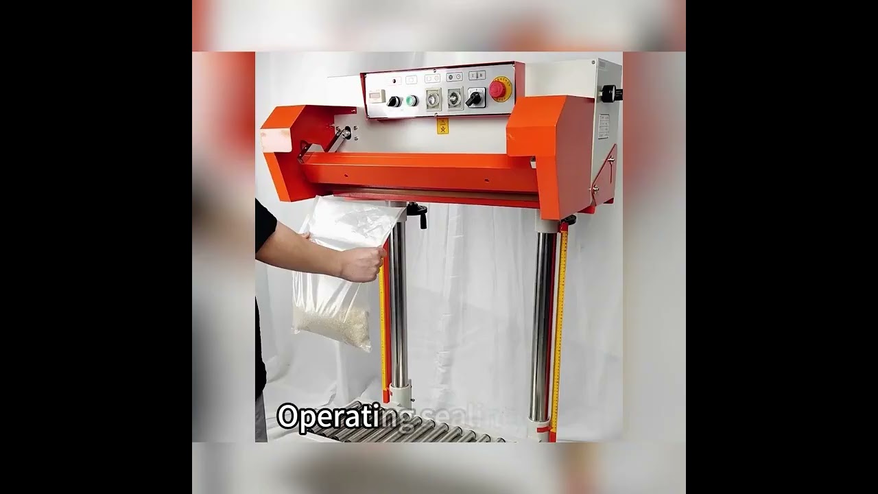 QLF700A Pneumatic Vertical Sealing Machine For Large Bag Sealing