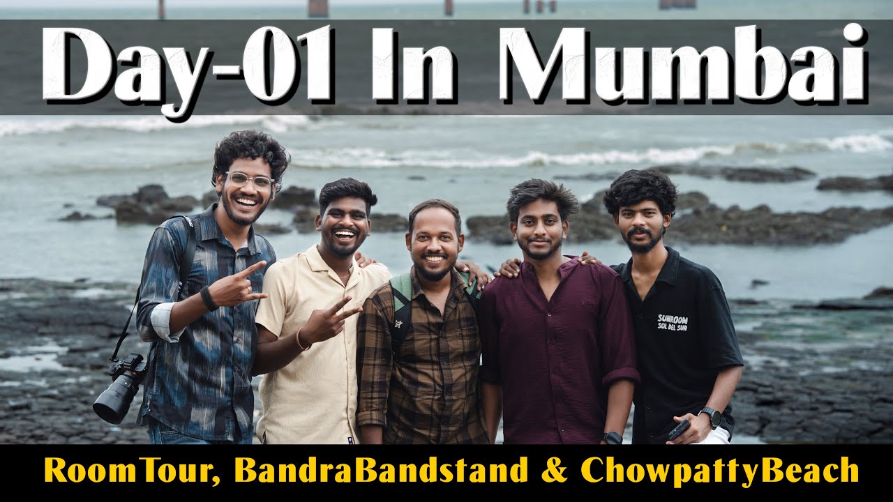 Mumbai Day1: Room Tour, BandraBandstand & ChowpattyBeach Experience! PART-02 Bandstand#Mumbai#Bandra