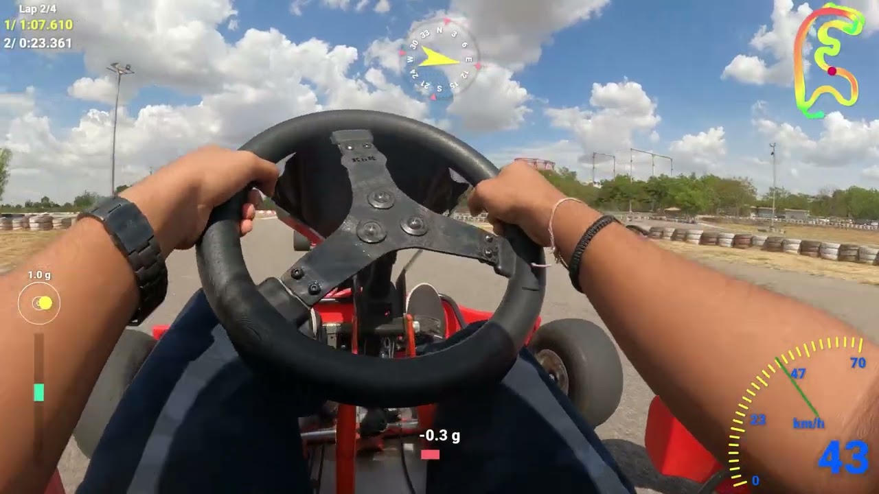 Go Karting Hyderabad | Chicane Circuit | Level 2 kart | Crash