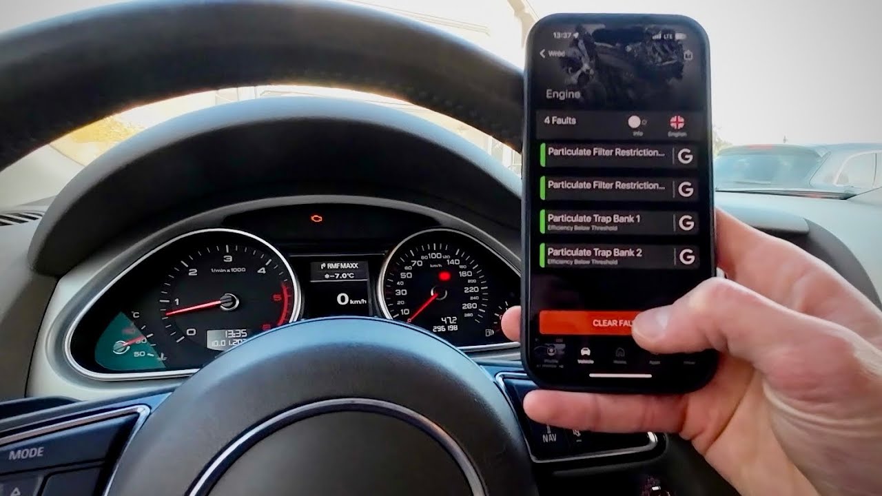 Regeneracja DPF (awaryjne wypalanie na postoju) 4.2TDI OBDeleven