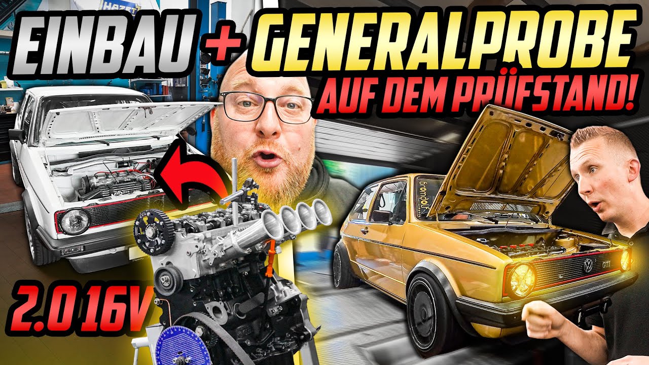 Der ERSTE START! - Golf 1 GTI 2.0 16V - Kann Marcos PLAN aufgehen?!