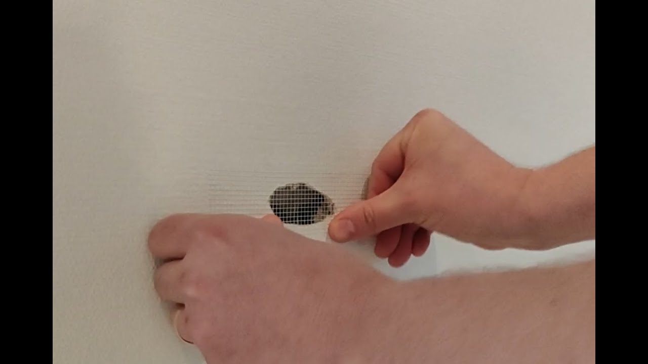 Kipsilevyseinän reiän paikkaus/korjaus