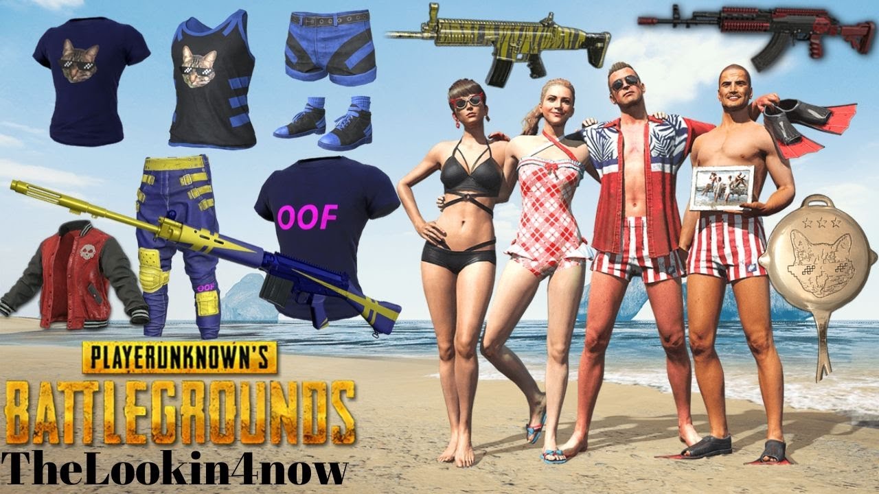PUBG | New Summer and Streamer Skins! (Dahmein7, Edberg, Ewanng, Fuffenz and Xargon) [Console]