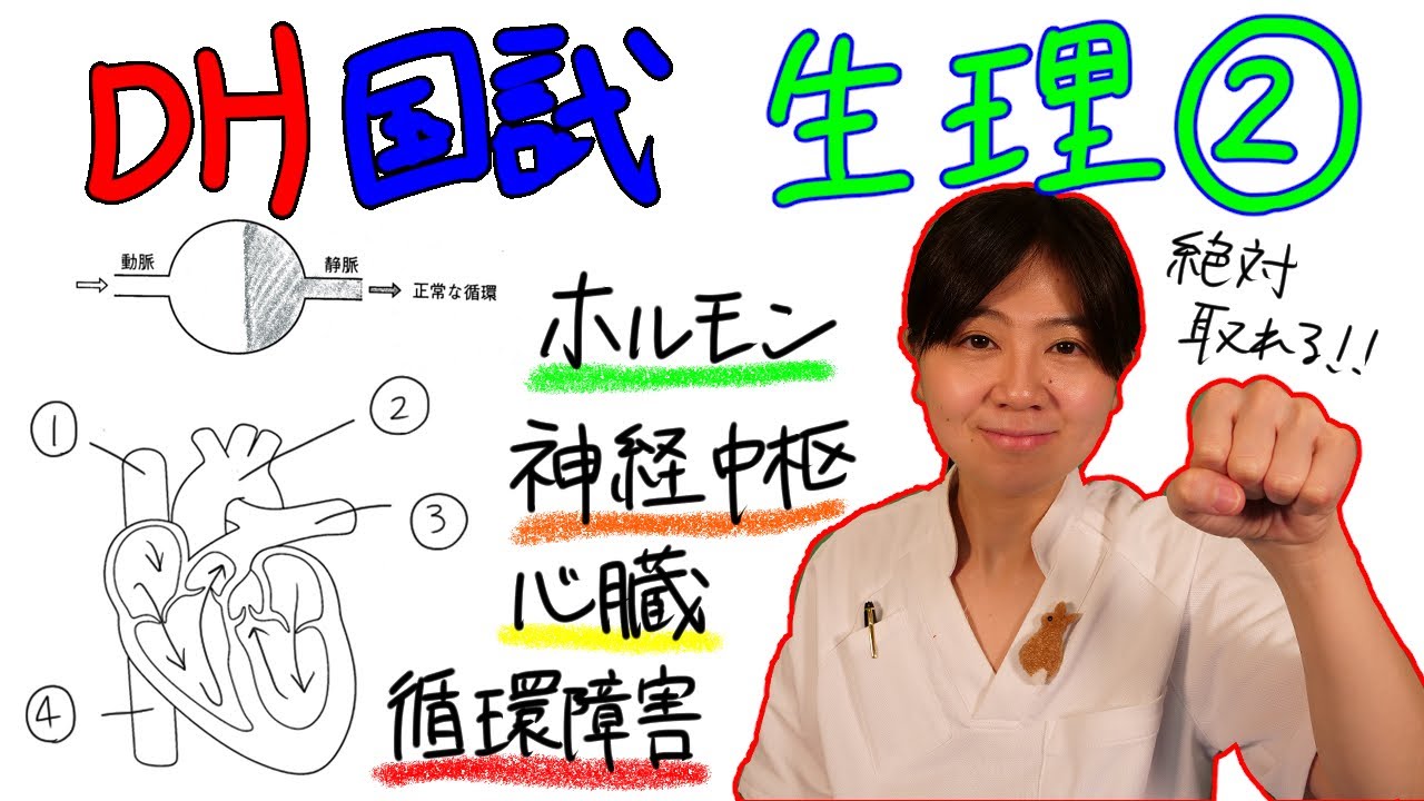【生理②】DH国試対策 with ドクター歯科衛生士 Akane