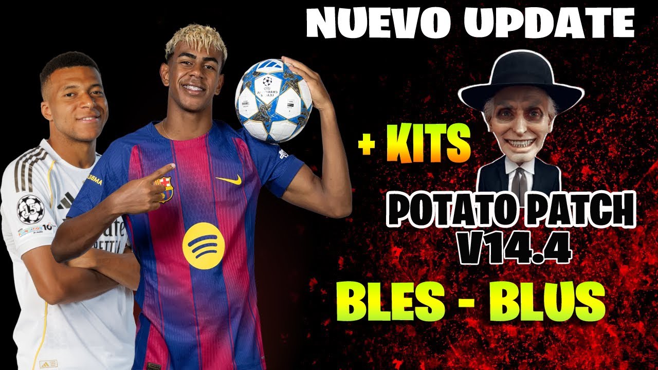 NUEVA ACTUALIZACION PARA Potato Patch V14.4 eFootball 2026 PS3 🎮❤️