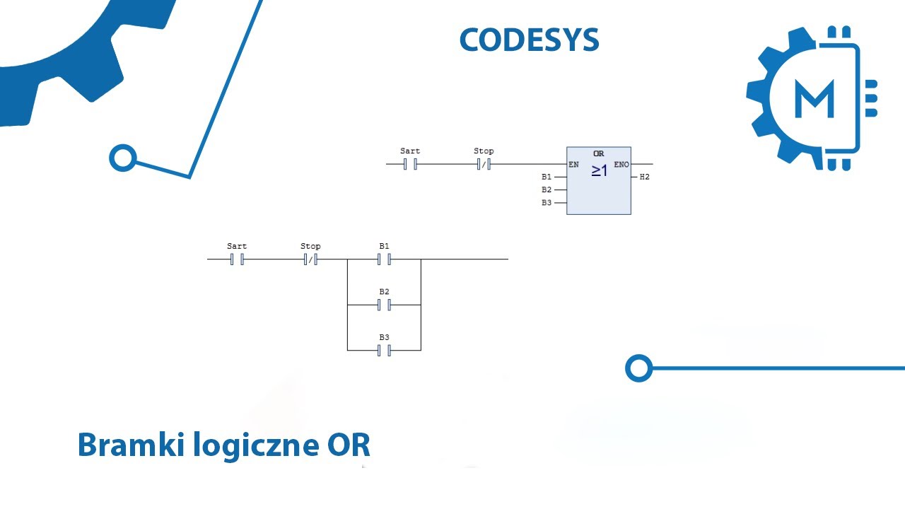 CODESYS  - Bramki logiczne OR