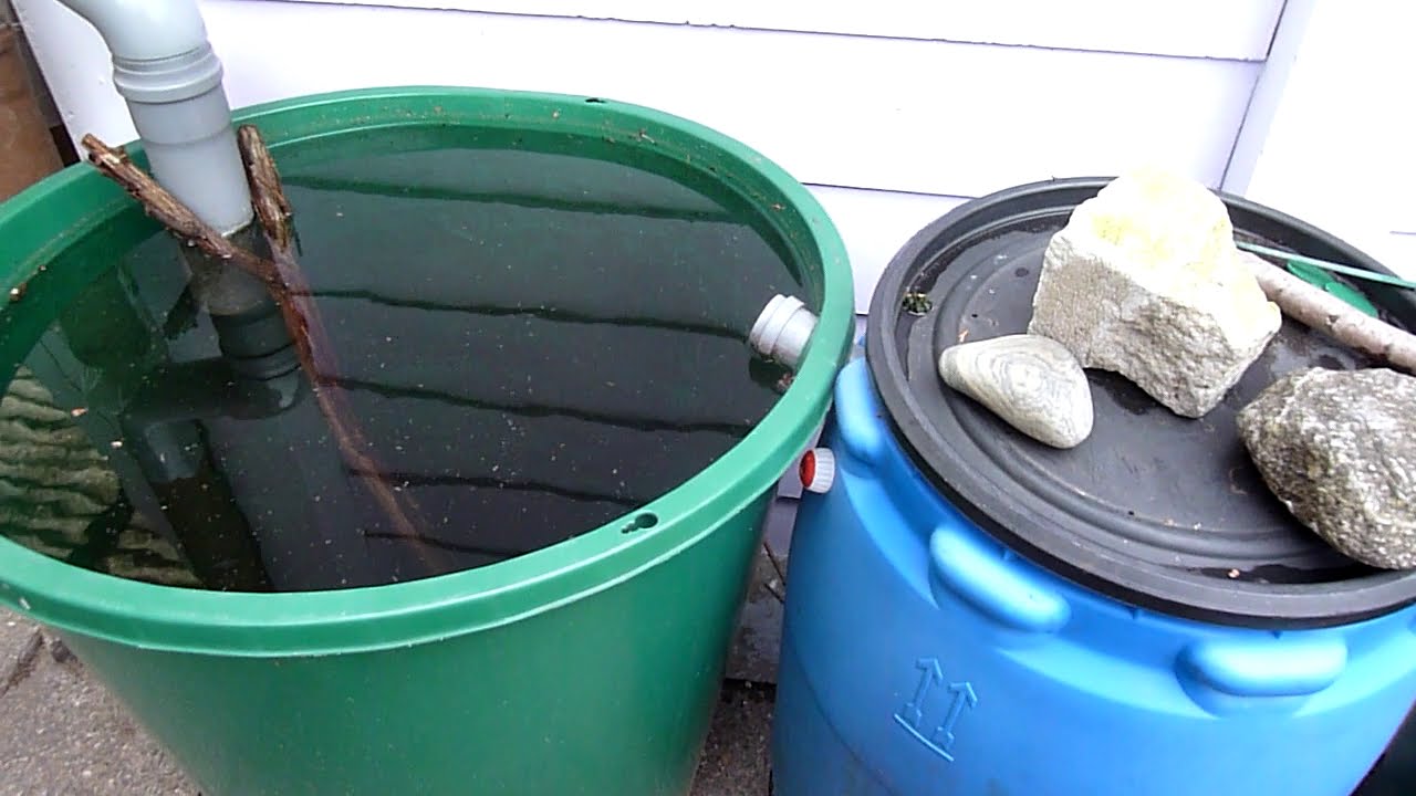 Regenwasserf&auml;sser heil durch den Winter bringen /  How to save rainwater barrels... (Kurzfassung)