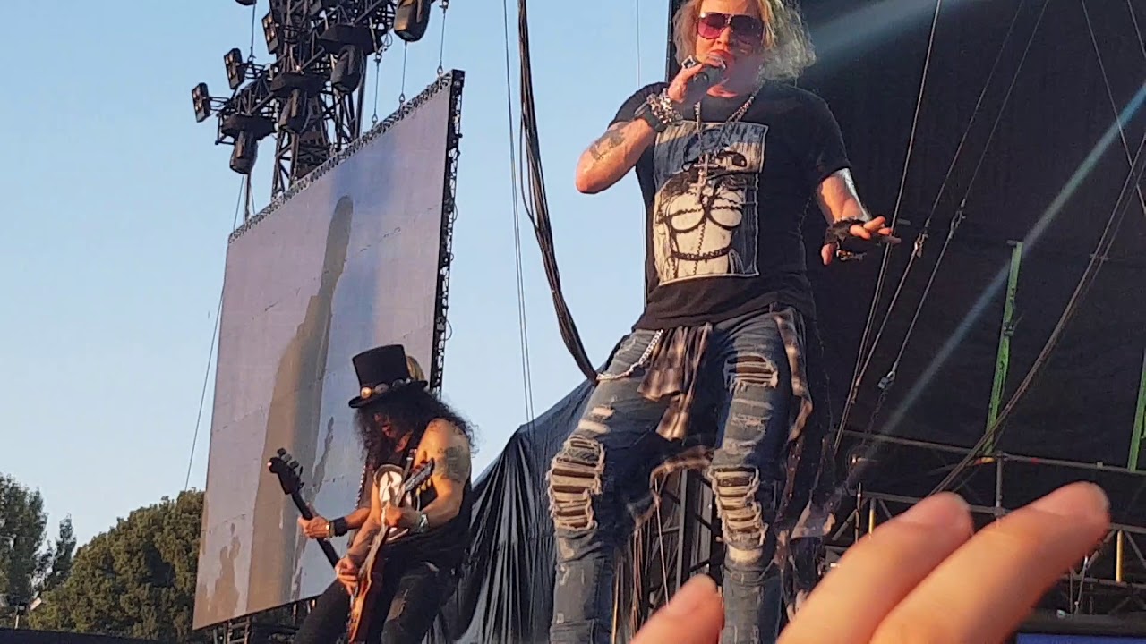 welcome to the jungle -live Firenze rock 15.06.2018