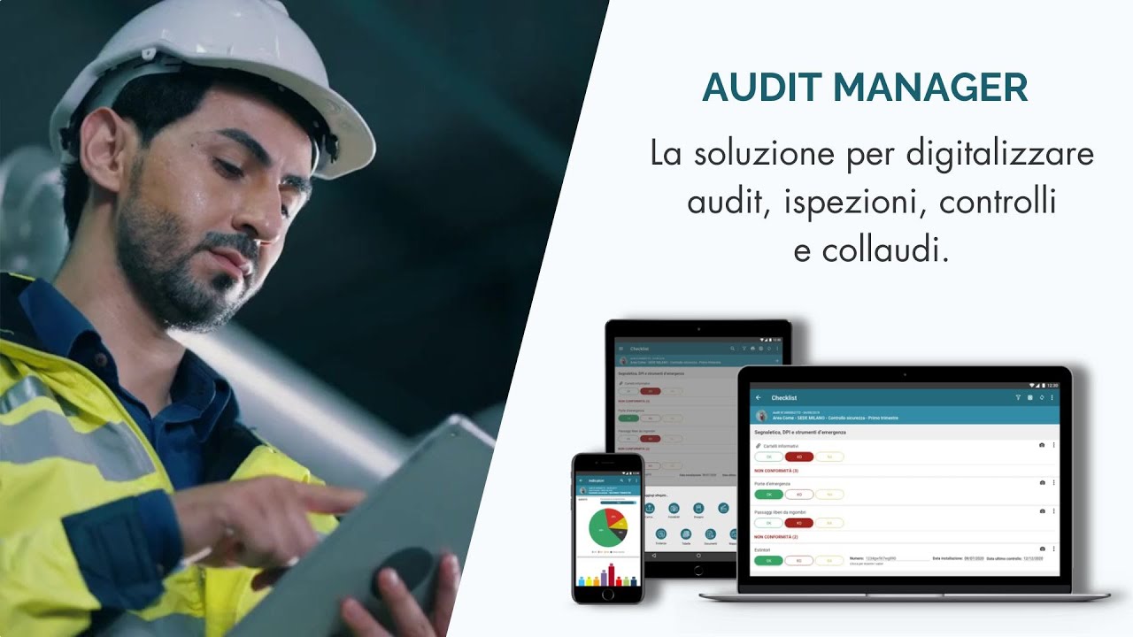 Digitalizza audit, controlli, ispezioni, collaudi e gestisci le non conformit&agrave;