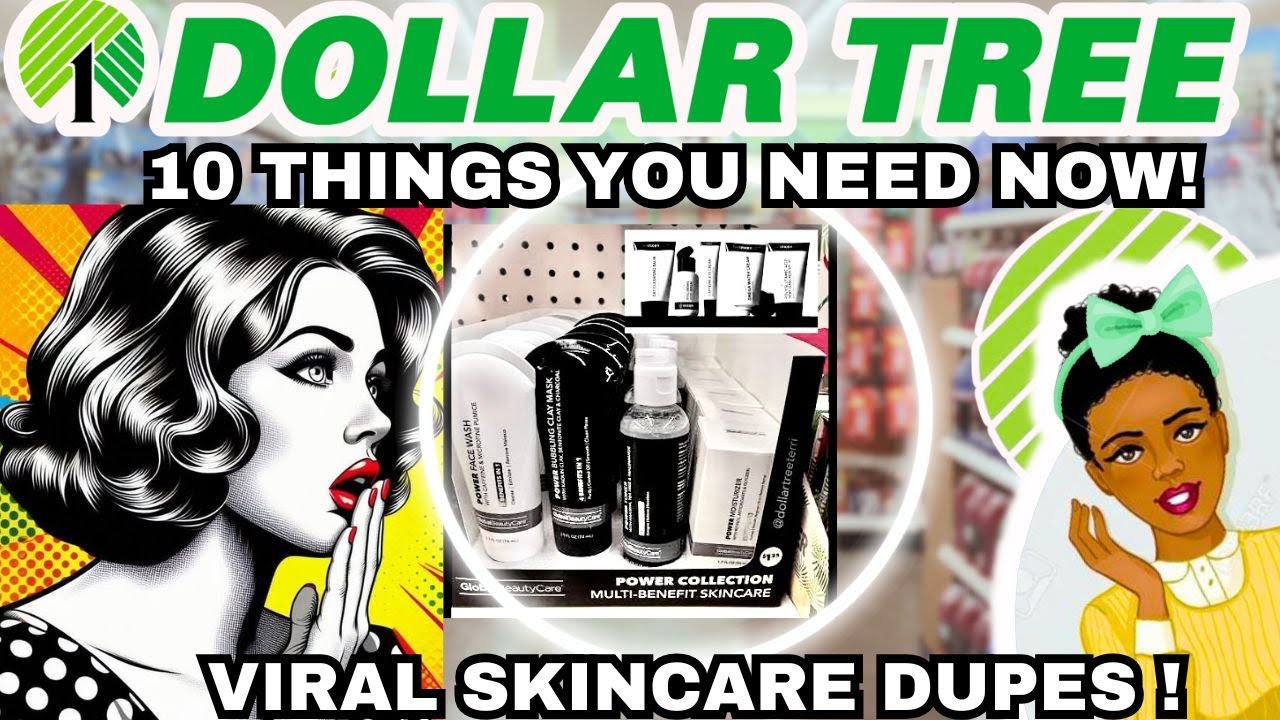 DOLLAR TREE | 10 THINGS YOU NEED THIS JULY 2025  | VIRAL SKIN CARE DUPES!!! 🧴😍💸🌳🇺🇸