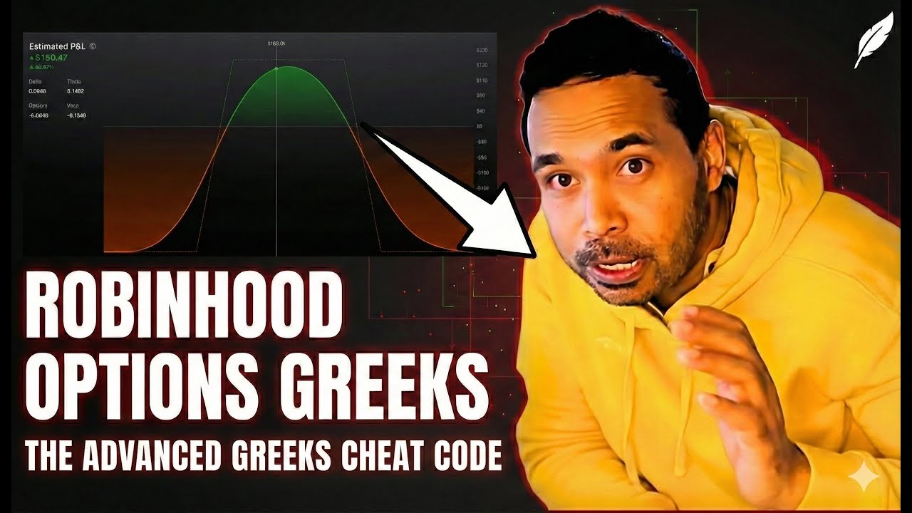Новое объяснение функции расширенных греков в Robinhood | Секретный код для оптимизации опционов