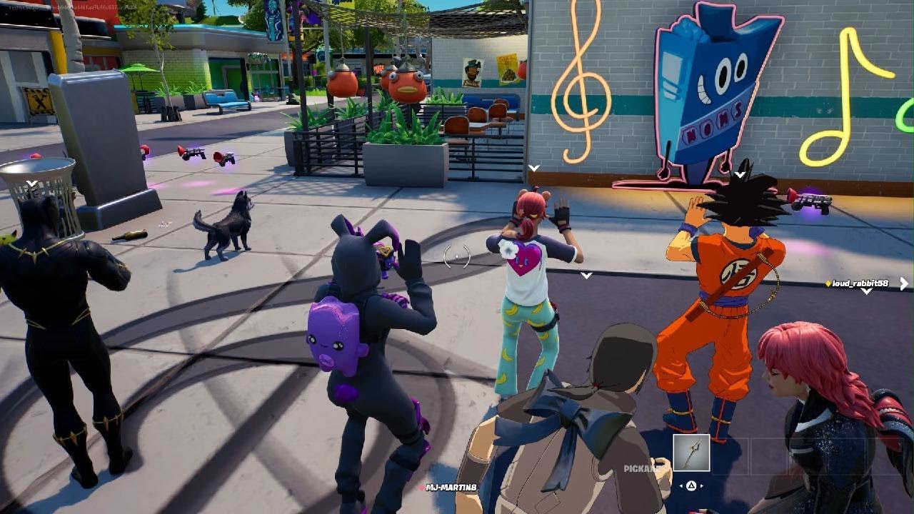with fans chillin