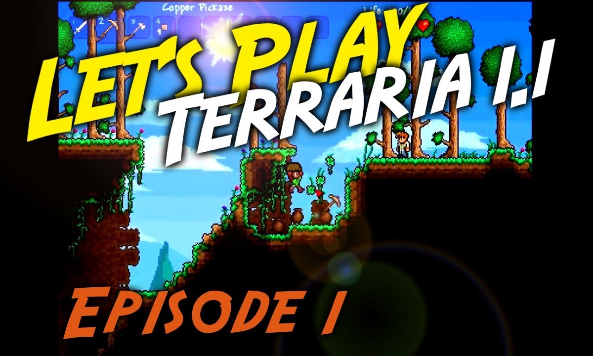 [S1E1] Let's Play Terraria 1.1 - Afro!