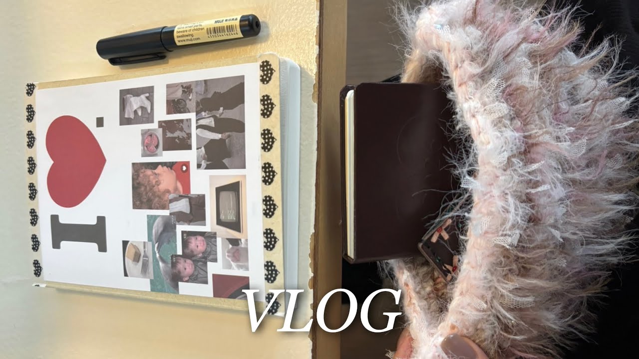 대학생의 방학 알차게 보내기 VLOGㅣ할머니 뜨개 가방 선물해 드리기🧶♥ㅣ일하고 공부하고 편집의 굴레에 갇힘💫