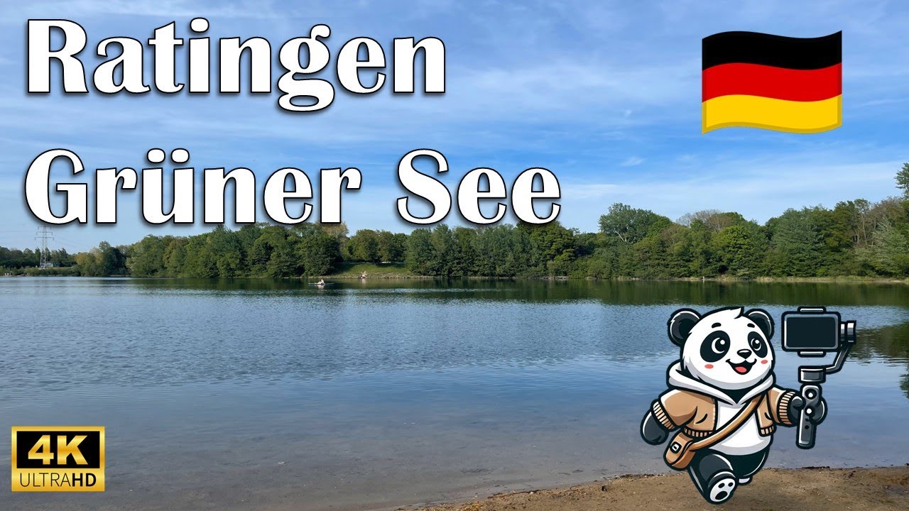🇩🇪 Grüner See Ratingen | 4K Spaziergang bei Sonnenschein ☀️🌿