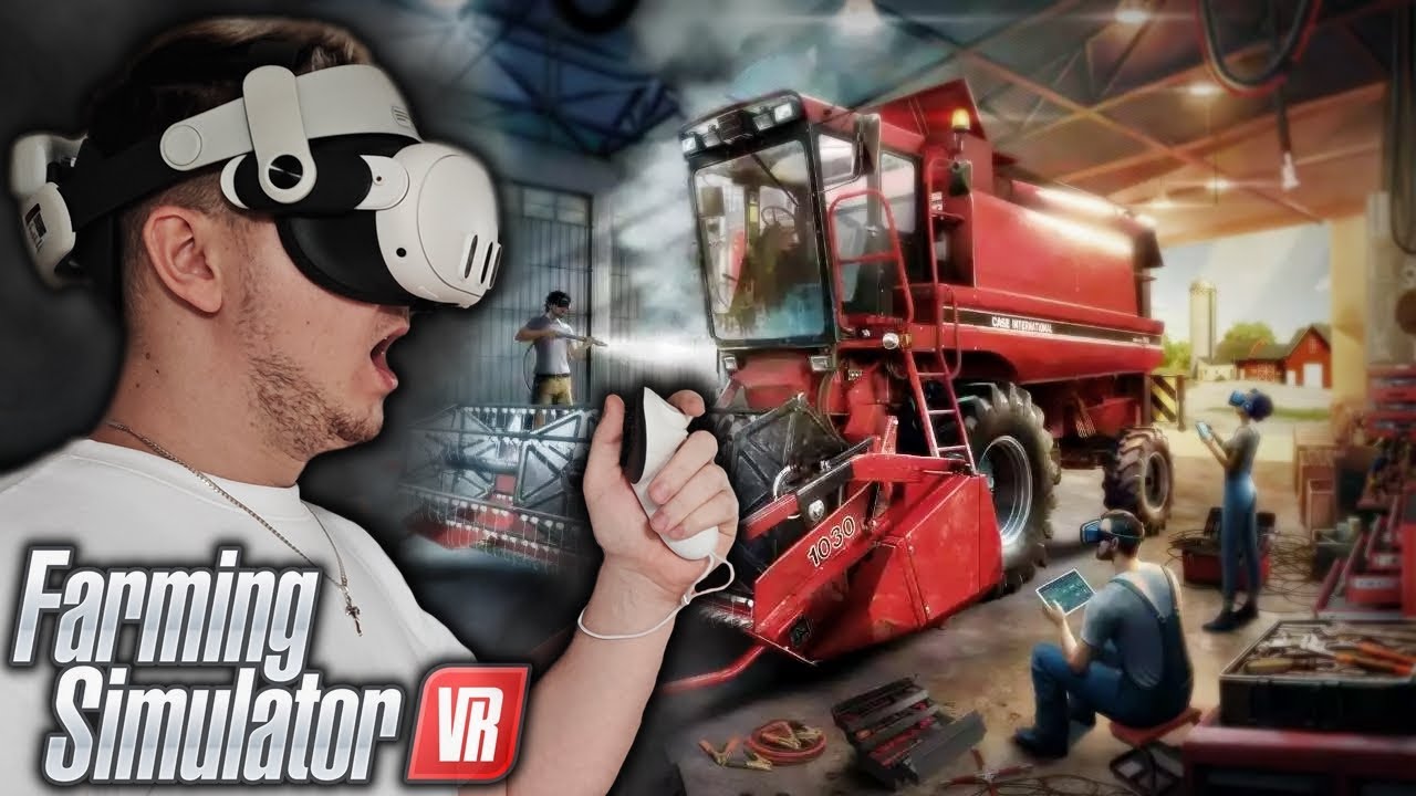 Farming Simulator VR - Pierwsze Wrażenie Z Grą Rolniczą Na VR #1 | Meta Quest 3 | MafiaSolec [MST]