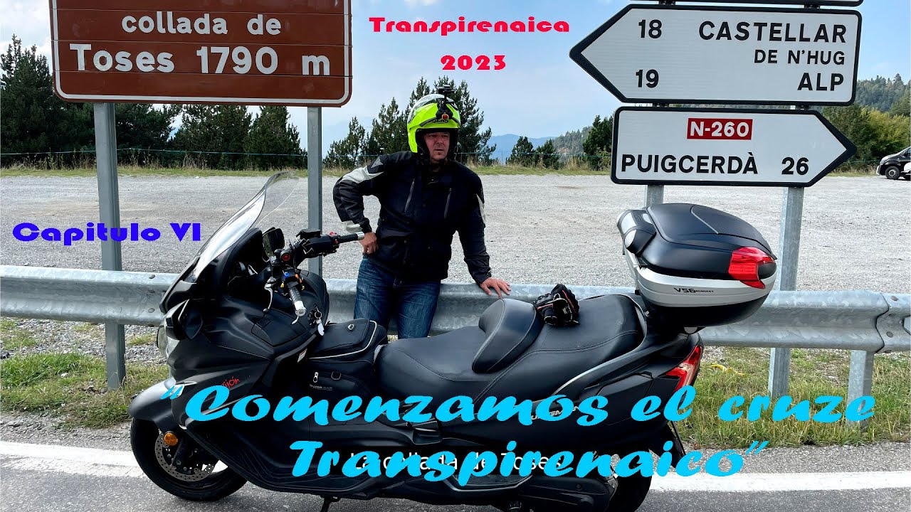 Comenzamos el cruze Transpirenaico-Burgman 650