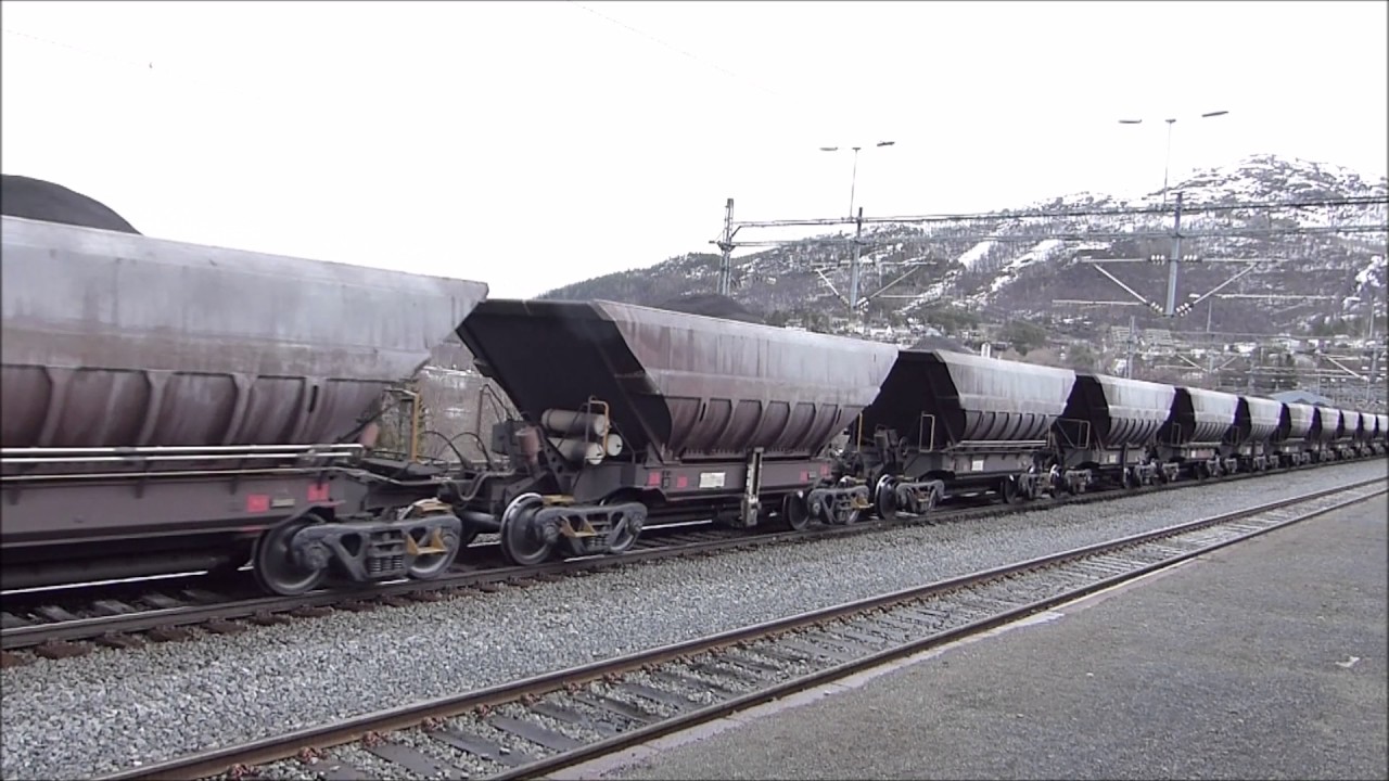 LKAB malmtog i Narvik og Kiruna gruve