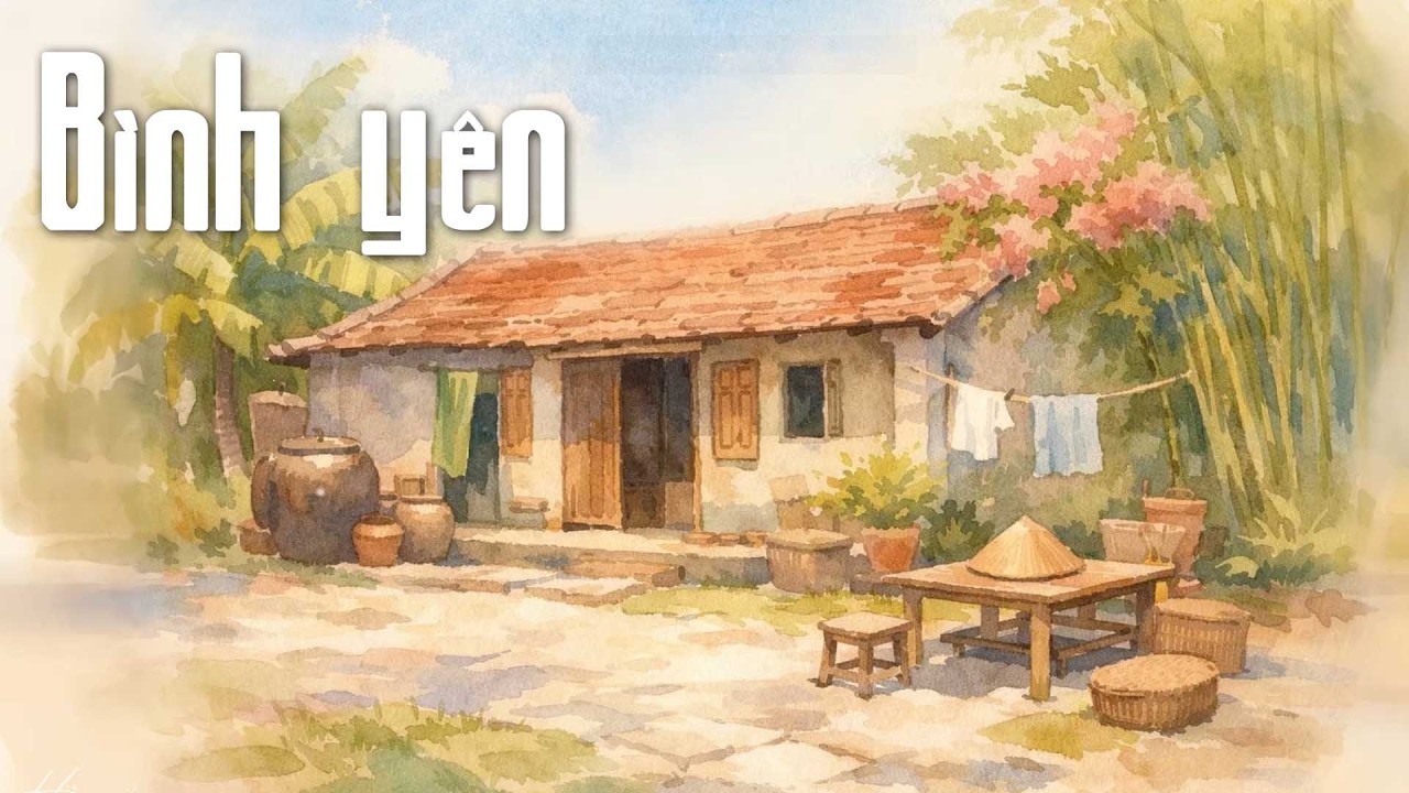 Bình yên thật nhẹ nhàng...✨Nhạc Piano & sáo trúc gợi lại không gian đồng quê xưa