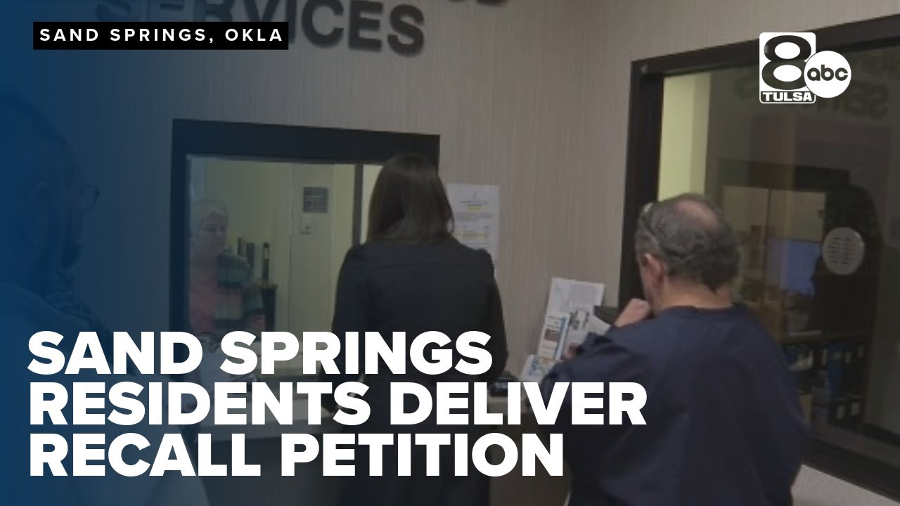 Sand Springs residents deliver recall petition to city hall