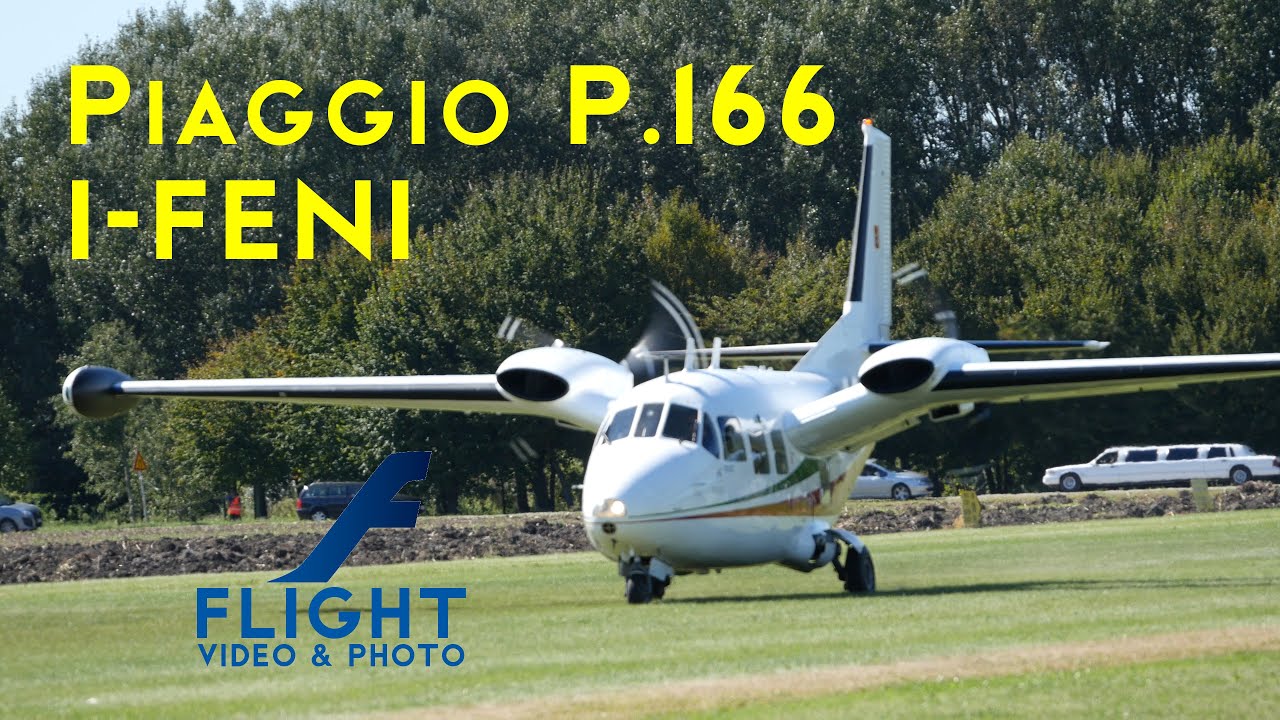 PIAGGIO P.166C I-FENI Twin Engines Pusher Propellers Aircraft