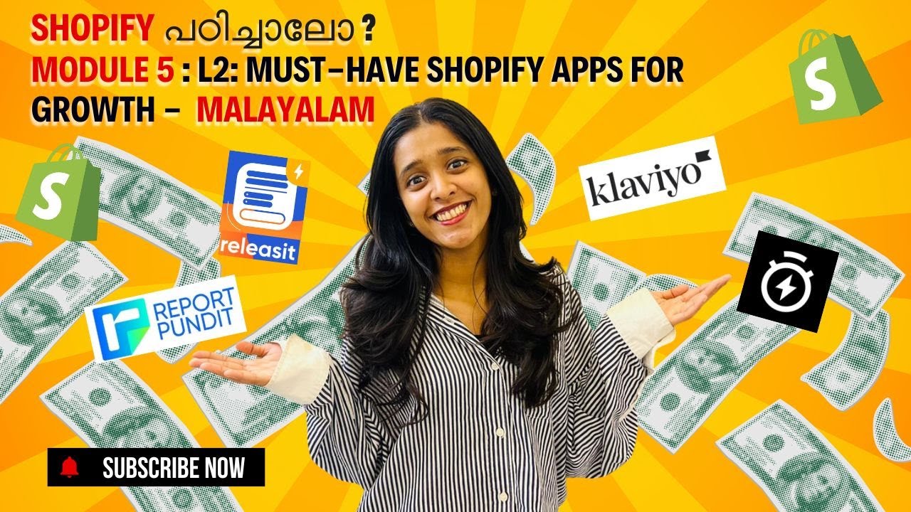Top 4 Must-Have Shopify Apps for High Conversions 💰 | Shopify Malayalam Tutorial for Beginners|P1