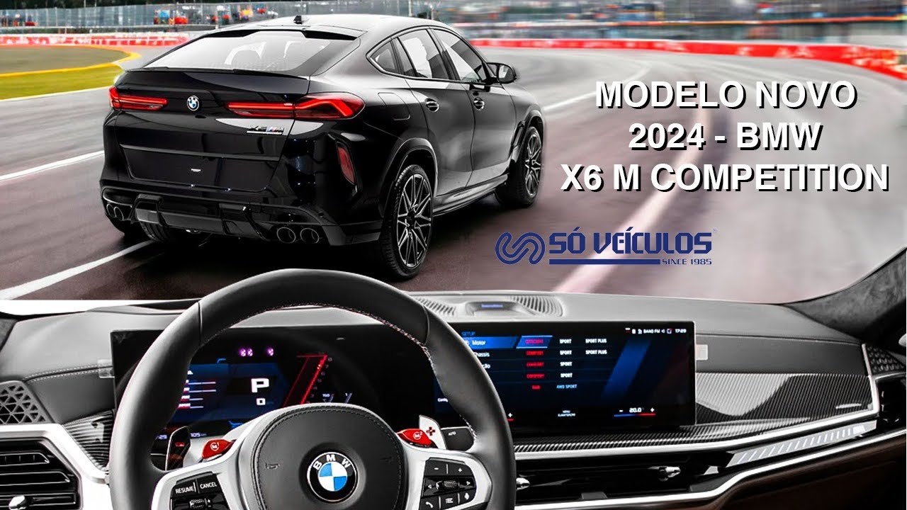 NOVA BMW X6M COMPETITION 2024, ZERO KM, V8 TURBO, PRONTA ENTREGA. MELHOR QUE LAMBORGHINI URUS?